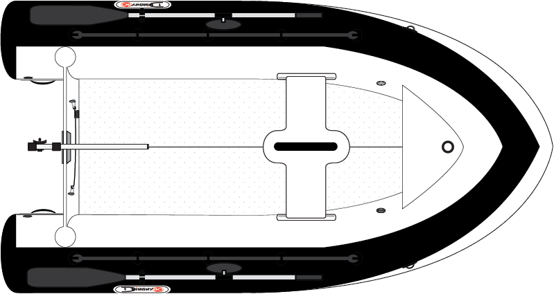 DinghyGo Orca 280 top view