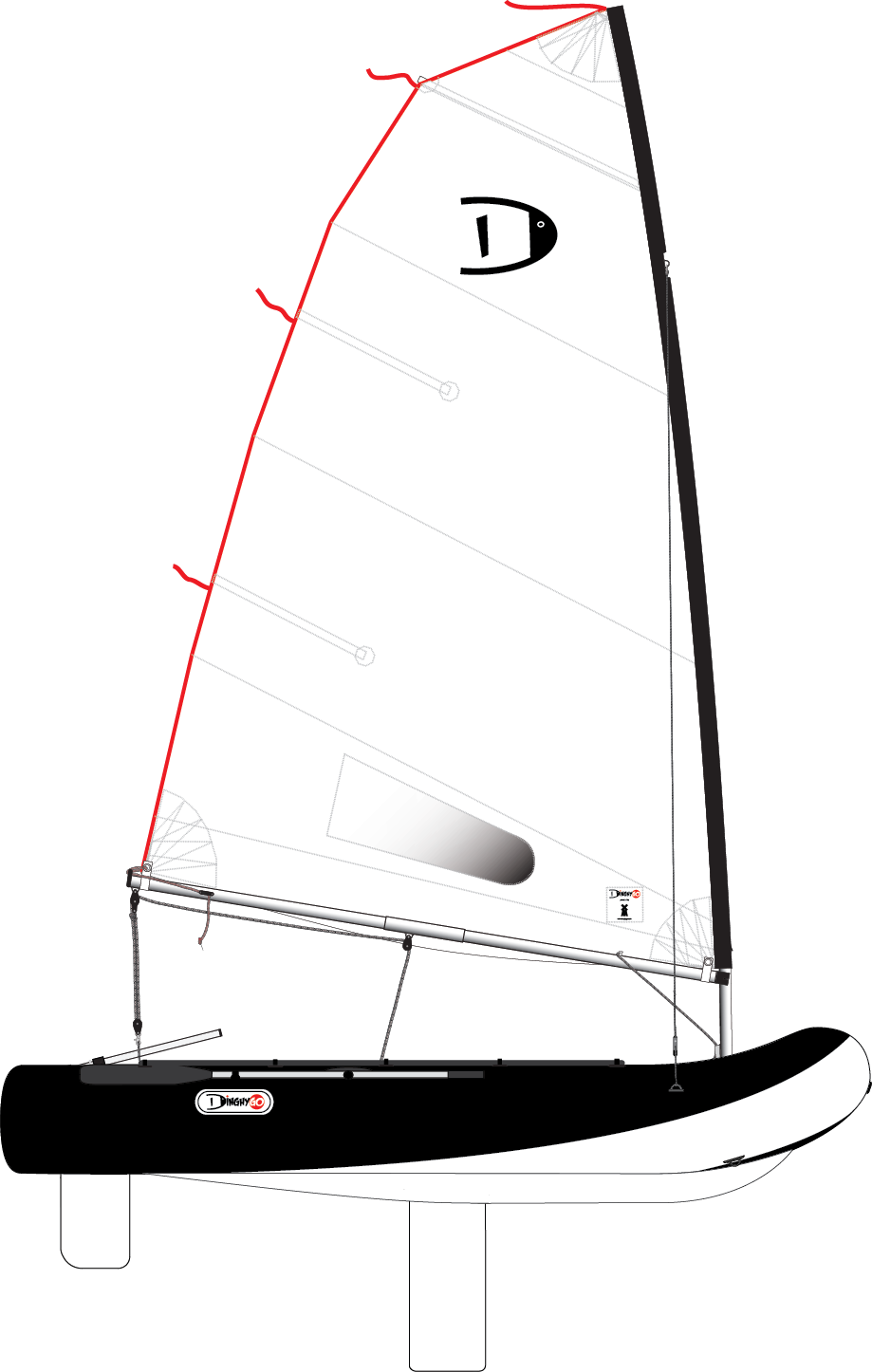 DinghyGo Orca 325 side view