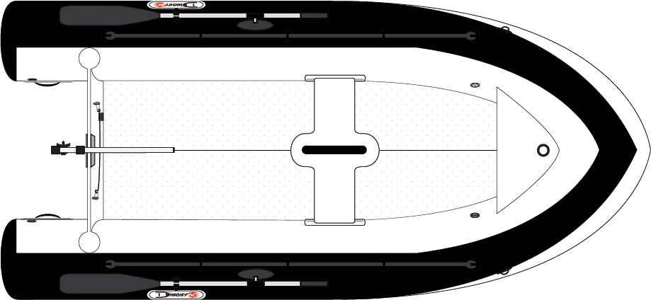 DinghyGo Orca 325 top view